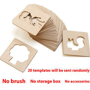 Hollow Out Painting Template Drawing Tools Set