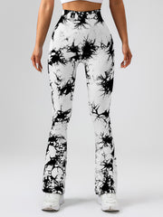 High-Waist Tummy Control Flare Yoga Pants For Women