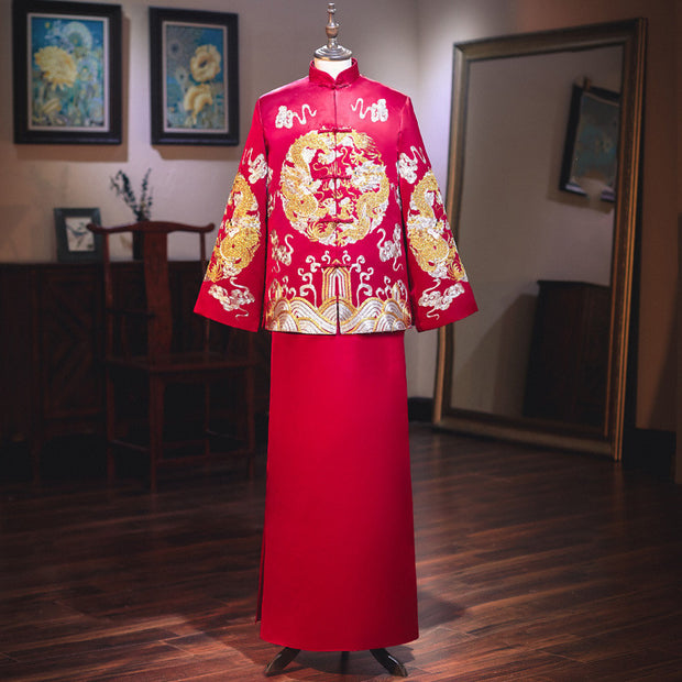 Bridal Slimming Toast Dress Plus Size Chinese