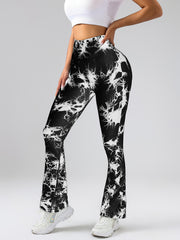 High-Waist Tummy Control Flare Yoga Pants For Women