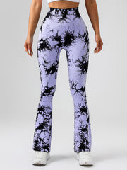 High-Waist Tummy Control Flare Yoga Pants For Women