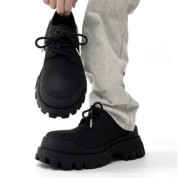 Thick Soled Men's British Commuting Formal Attire