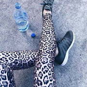 Leopard Print Pants Sexy Push Up Leggings Women