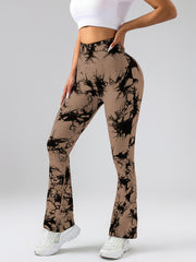 High-Waist Tummy Control Flare Yoga Pants For Women