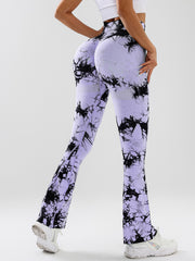 High-Waist Tummy Control Flare Yoga Pants For Women