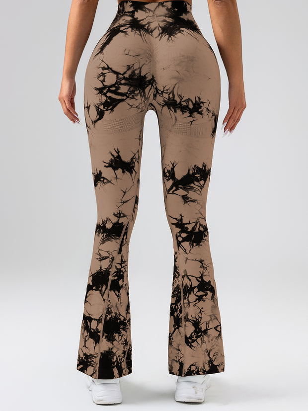 High-Waist Tummy Control Flare Yoga Pants For Women