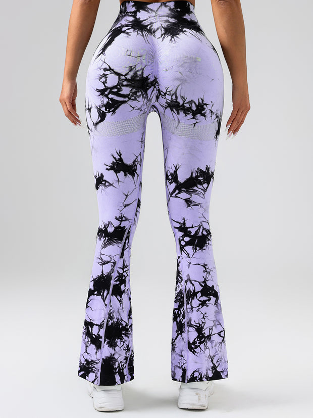High-Waist Tummy Control Flare Yoga Pants For Women