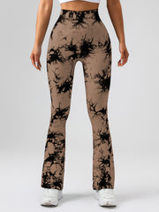 High-Waist Tummy Control Flare Yoga Pants For Women