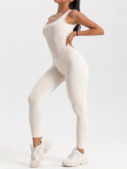 2 Pack Women's Ribbed Solid Color One-Piece Jumpsui