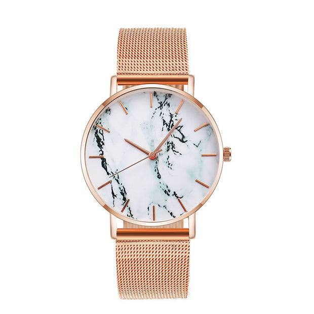 Fashion Rose Gold Mesh Band Creative