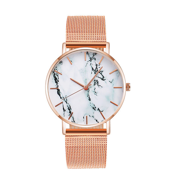Fashion Rose Gold Mesh Band Creative
